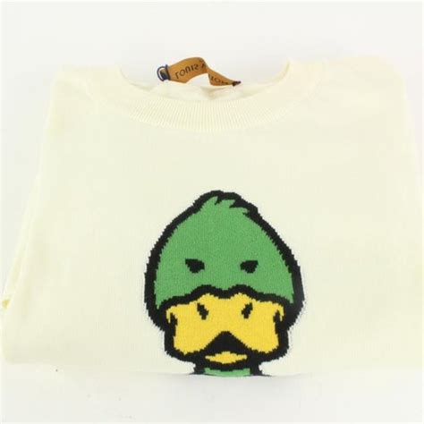 nigo intarsia duck crewneck